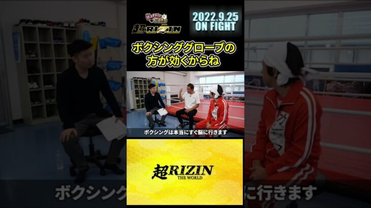 【RIZIN】朝倉未来×メイウェザー　元世界チャンピオン竹原慎二が語る！「ボクシンググローブの方が効くからね」#short