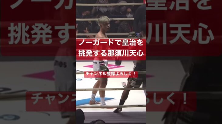 皇治にはガードもしない那須川天心　#shorts #rizin #那須川天心　#皇治