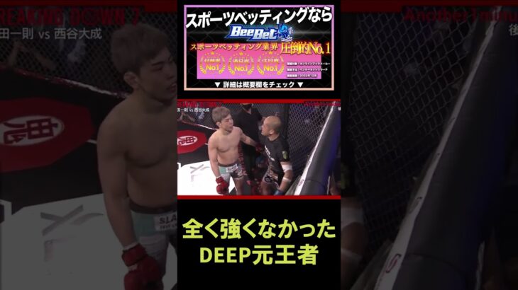 全く強くなかったDEEP元王者に西谷大成が勝利！BreakingDown7