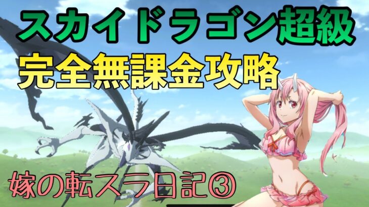 まおりゅう攻略　征討戦　スカイドラゴン超級　無課金攻略