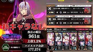 『まおりゅう』新キャラなし 暫定上位1.2％  新イベント 暗黒の世界線 ダメージ貢献ランキング ボスバトルEX 攻略！幻想世界勢力