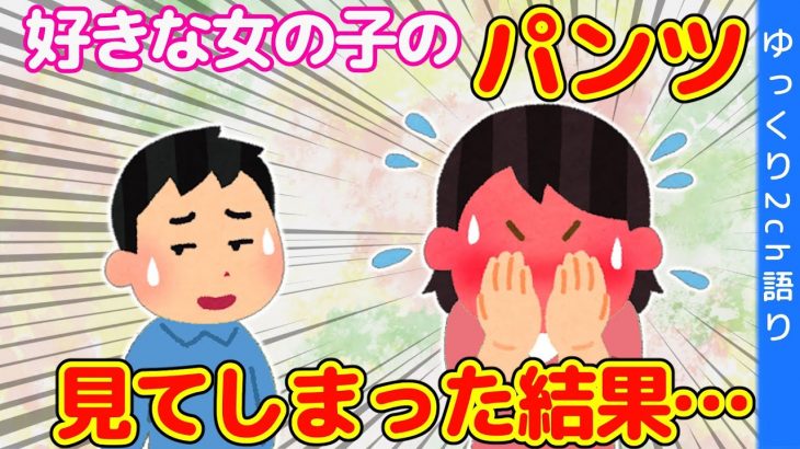 【2ch馴れ初め】バイト先で知り合って仲良くなった好きな子のパンツ見てしまった結果…【ゆっくり】