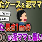 持ってたケースを泥ママが強奪→俺「あっ!! やめろ開けるな!!」→中にいた長さ1mの巨大◯◯が泥ママに襲いかかり…【2chスカッとスレ・ゆっくり解説】