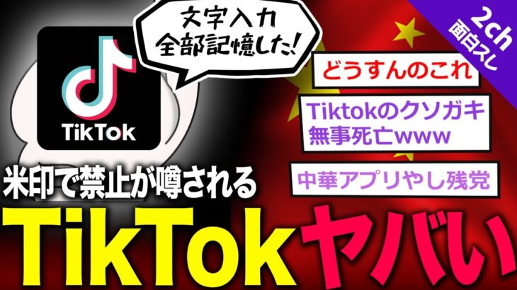 【2ch面白いスレ】Tiktok使ってる奴、終わるｗｗｗ