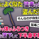 泥ママ「晩酌のおつまみGET！」→ゴボウそっくりの有毒植物を盗んで行った→食べた瞬間、意識が混濁して…【2chスカッとスレ・ゆっくり解説】