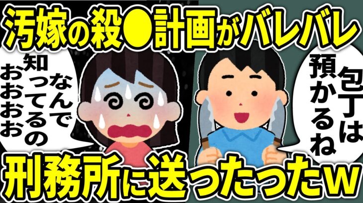 【2ch修羅場スレ】間男と再婚するために俺を●ス計画を立てる汚嫁→計画がバレバレだったので、そのまま刑務所に送ったったｗ【ゆっくり解説】