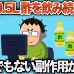 【2chおもしろスレ】3ヶ月500mLの酢を飲み続けた結果www【ゆっくり解説】