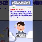 【2ch迷言集】新人「あのもしもし」俺「おう、どうしたん」新人「Vtuberの配信見るので会社休みたいんすけど」【2ch面白いスレ】#shorts