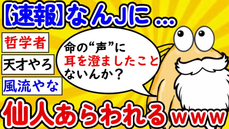 【2ch面白いスレ】【速報】なんｊに仙人あらわれるｗｗｗｗｗｗｗｗ【ゆっくり】