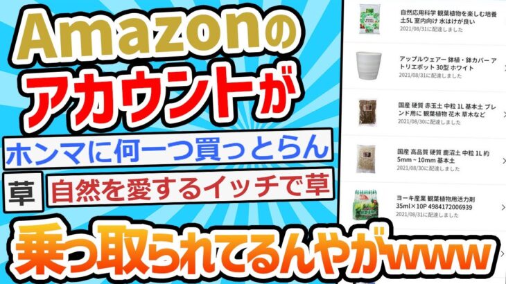 【2ch面白いスレ】Amazonのアカウント乗っ取られてるかもしれん助けて