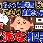 【報告者キチ】「ママ友にちょっと意地悪したらいきなり逮捕されました…」スレ民「立派な犯罪」【2chゆっくり解説】