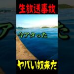 釣り生放送事故。　やばい奴が来た　　#Shorts