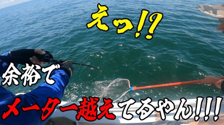 余裕でメーター越えのモンスターが喰ってきてビビった！！！