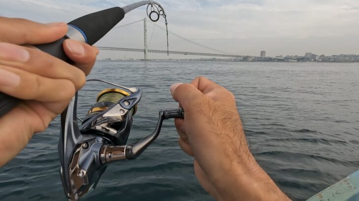 竿がブチ曲がる！明石のジギング、初ブリゲットなるか！？