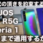 [比較レビュー]新時代の頂きを約束する「AQUOS R5G」に「Xperia 1」はどこまで通用するのか比較してみた(カメラ/デザイン/電池持ち)
