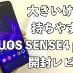 AQUOS SENSE4 plus開封レビュー｜AQUOSシリーズのダークホースがお求めやすい価格で登場！