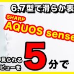 【5分に凝縮】AQUOS sense4 Plusのレビュー！大画面好きならこれ