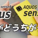 【実機比較】AQUOS sense4 VS AQUOS sense4 plusどっちがいい？何が違う？
