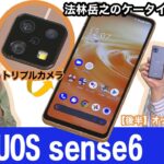 「AQUOS sense6」は、6.1インチIGZO OLEDを搭載、画面内指紋センサー、顔認証にも対応の国民機！【法林岳之のケータイしようぜ!!／650／2021年12月22日公開】