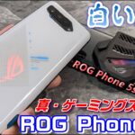 【開封】ASUS の白い悪魔「ROG Phone 5s」の実力を測る！！上位モデル「ROG Phone5s Pro」と何が違う？？ROG Phone5・5s・5s Pro 3モデルベンチマーク対決！
