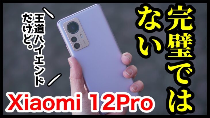 【100万点超え】Xiaomi 12 Pro レビュー！王道のハイエンドモデルだが、完璧ではない！？Snapdragon 8 Gen 1搭載＆120W急速充電が魅力！【感想】【シャオミ】