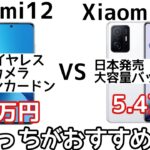 【ハイエンドかフラッグシップか】Xiaomi  11TとXiaomi 12のスペックを比較してみた！