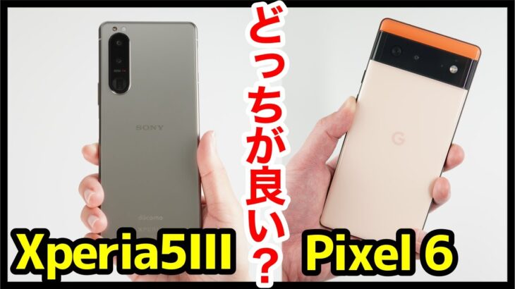 Xperia 5 IIIとPixel 6どっちがおすすめ？それぞれの違いを比較解説！【価格・ゲーム・カメラ・デザイン・バッテリー持ち】