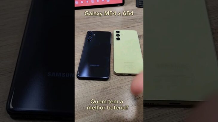 Galaxy A54 x M54: Quem tem a melhor bateria?#shorts #m54 #a34