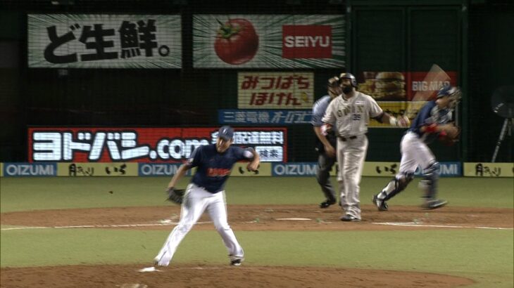 【プロ野球パ】雄星、この試合13奪三振目！この日130球目は148kmの渾身クロスファイア  2014/08/13 L-Bs