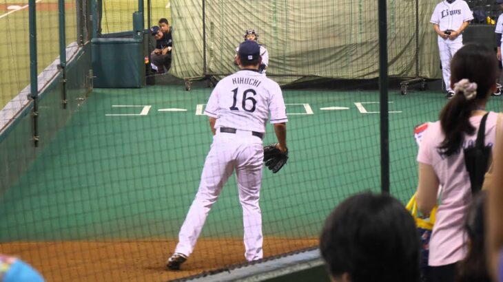 埼玉西武ライオンズ 菊池雄星 投球練習 （Yusei Kikuchi）