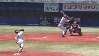 ＜ドラフト2019 広島東洋カープ1位指名＞明治大学　森下 暢仁 投手（大分商）【３年】：東京六大学野球2018春季リーグ戦【星野仙一氏追悼試合】