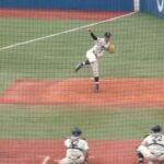 2019全日本大学野球選手権 明治大学 森下暢仁 投球練習