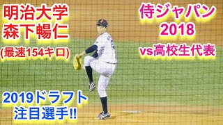 【広島ドラ１】明治大学エース&主将！森下暢仁！　2019ドラフト注目選手！