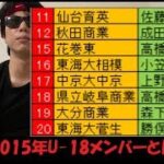 広島ドラフト1位森下暢仁投手2ケタ勝てる！当時のU-18メンバーと比較して考える