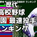 【高校野球】甲子園最速投手ランキング【スピードガン導入～2020年4月末】