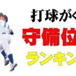 打球が飛んでくる守備位置ランキング（少年軟式野球）