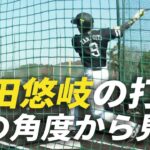 【ド迫力】柳田悠岐の打撃練習を下から覗いてみる