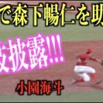 見事なスライディングキャッチ！守備で森下暢仁を助ける小園海斗【広島東洋カープ】