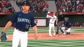 MLB The Show 21 大谷 翔平 選手 菊池雄星 投手 対戦 Shohei Ohtani Angels VS Mariners1080p60