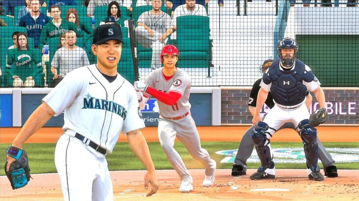 MLB The Show 大谷 翔平 選手 菊池雄星 投手 対戦 Shohei Ohtani Angels VS Mariners1080p60