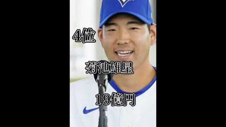 日本人MLB年俸ランキング#野球 #メジャーリーグ