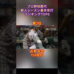 プロ野球 歴代新人シーズン最多安打ランキングTOP5