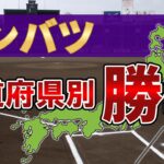 【センバツ】選抜高校野球・都道府県別勝率ランキング【春の甲子園】