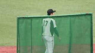 内野で練習に励む佐々木朗希 2022/5/31