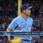 菊池雄星 エンゼルスの主軸 大谷 トラウト ウォルシュから三振を奪う！