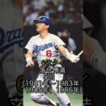 プロ野球ホームラン王獲得回数ランキング #shorts #プロ野球 #ホームラン #ホームラン王