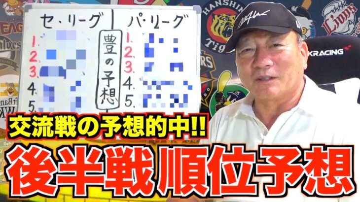 【後半戦の順位をガチ予想‼︎】”豊の分析”交流戦を終えて後半戦の各チームの課題と展望を語ります！【プロ野球ニュース】