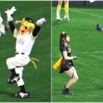 オールスターの舞台でパリーグの陽気なマスコット達が大集合してきつねダンス！ (2022/07/26)