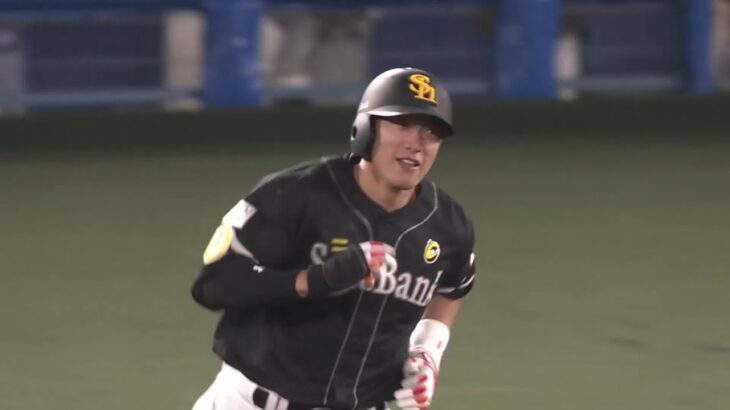 6回表、柳田悠岐（ソフトバンク）がレフトへ勝ち越しホームラン！ -マイナビオールスターゲーム2022・第2戦-