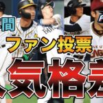 【およそ7倍】12球団、ファン投票で選ばれたオールスター選手を数えてみたら…..？【直近10年】